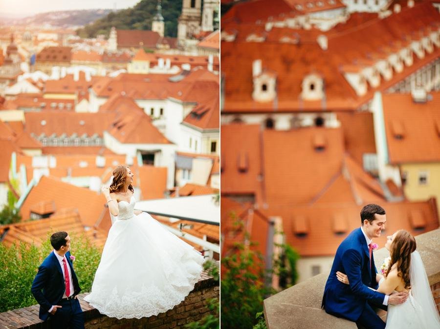 Wedding photoshooting in Prague