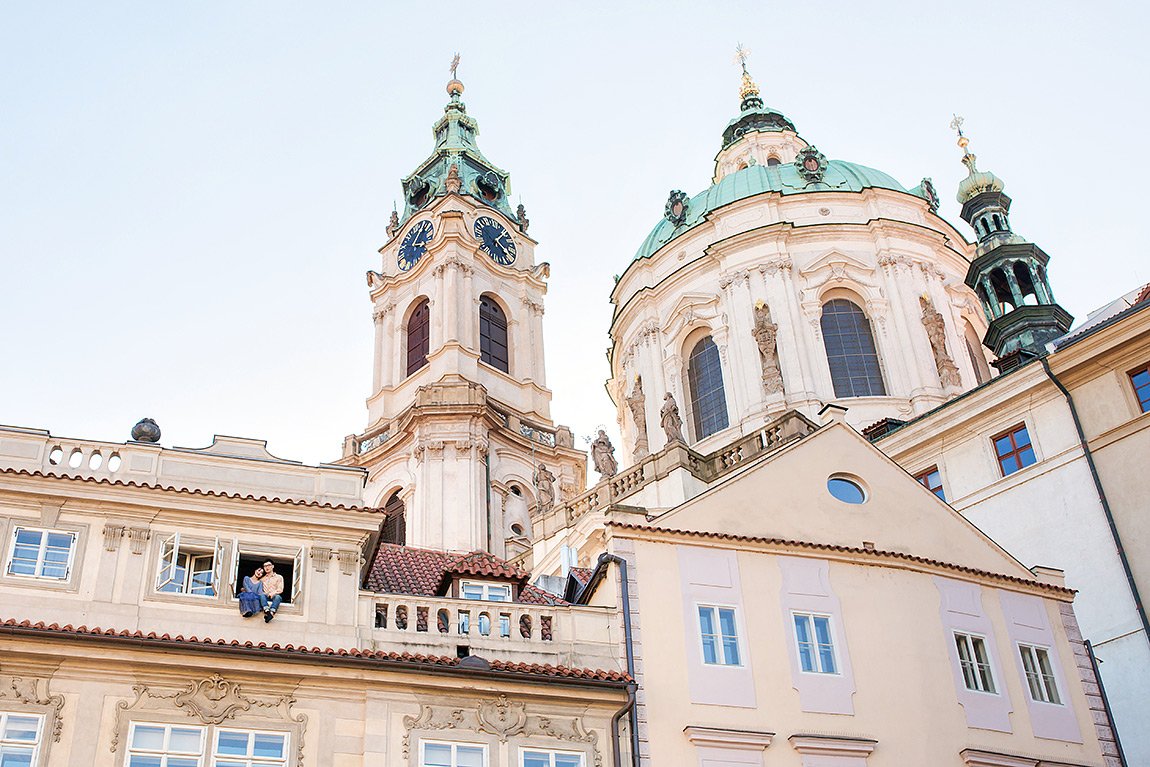 Красивый собор в Праге