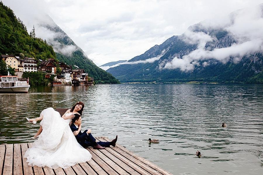 Свадебная фотосессия в Австрии (Халльштатт)