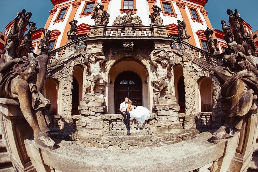 Свадьба в замке в Праге