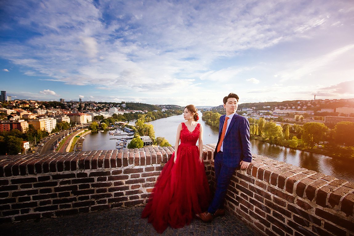 Photosession in Vysehrad in Prague